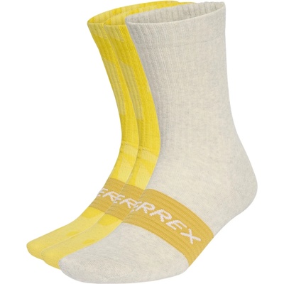 adidas Terrex Мъжки спортни чорапи adidas Terrex TRX MT Sock 3-Pack Sports socks - Semi Frozen Lemon / Semi Frozen Lemon / Pyrite - размер 37-39 (EU) (207-1201-0412)