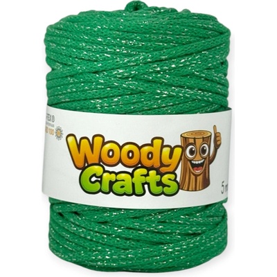 Woody Crafts Woody 5 mm – Vánoční zelená (50m)