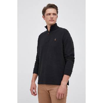 Ralph Lauren Памучен пуловер Polo Ralph Lauren мъжки в черно (710671929001)