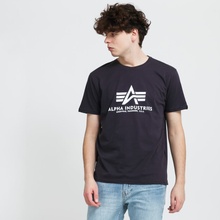 Alpha Industries Basic Tee navy bílé