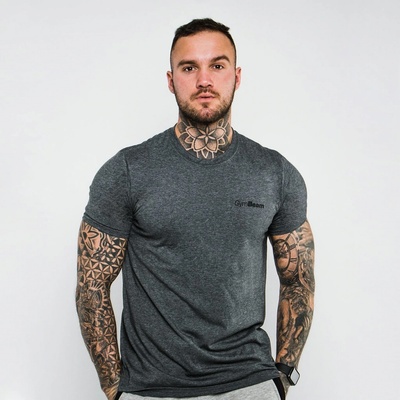 GymBeam tričko Basic Dark Grey – Zboží Dáma