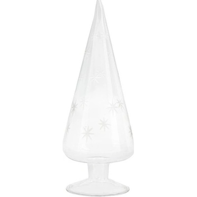 Storefactory Scandinavia Skleněná dekorace stromeček Granbo 20 cm