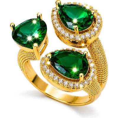 Glanzio prsteň Emerald Royal 87001