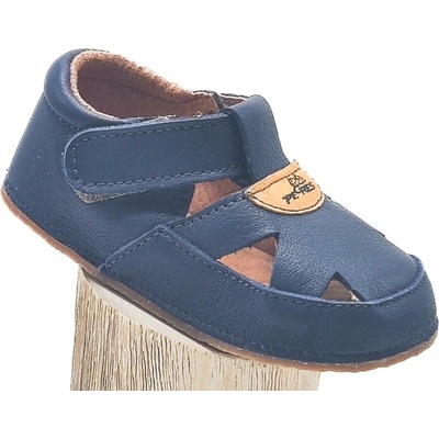 Pegres kožené sandálky B1096 modré – Zbozi.Blesk.cz