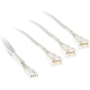 Kolink Сплитер за вентилатори Kolink PWM 1 към 3, 350 mm, бял (KOLINK-AC-ZUAD-1632)