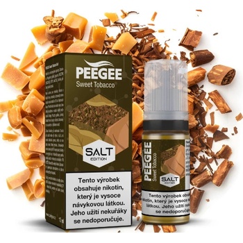 PEEGEE Salt - Sladký tabák 10 ml 20 mg