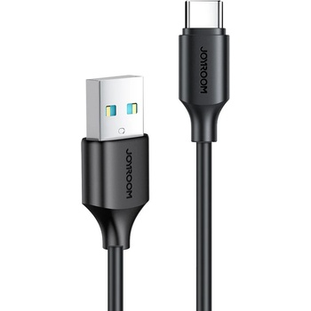 Image 1 of JOYROOM Кабел за зареждане / пренос на данни Joyroom, USB към USB Type C, 3A, 0.25m, черен, (S-UC027A9) (S-UC027A9 0.25m black)