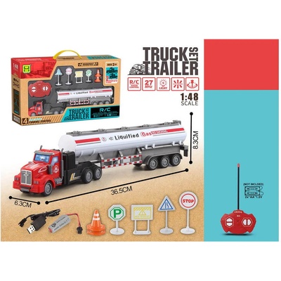 ЦИСТЕРНА РАДИОКОНТРОЛ 4 ПОСОКИ С АКУМУЛАТОРНА БАТЕРИЯ