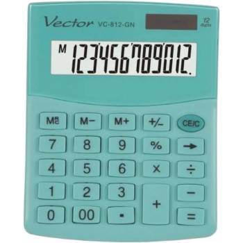 Vector ВЕКТОРЕН КАЛКУЛАТОР ОФИСЕН kav vc-812 gn ЗЕЛЕН (kav vc-812 gn)