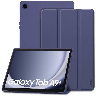 Силиконов тефтер за Samsung Galaxy Tab A9 Plus 11.0 от Tech-Protect SmartCase - Navy (9319456607826)