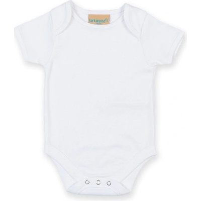 Larkwood Dětské body s krátkým rukávem LW White Monate