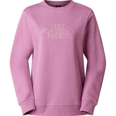 The North Face Дамски пуловер The North Face Women's Drew Peak Light Crew Jumper - Hushed Lavender / Metal Pink - размер XXL (117-3590-0116)