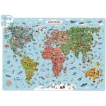 CzuCzu Explorers Puzzle World Map 300 pieces + educational poster ZA5627