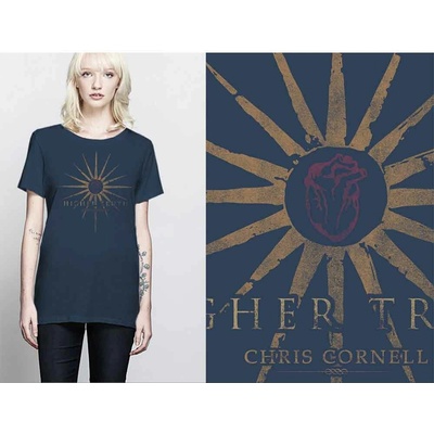 Chris Cornell tričko Higher Truth Modrá
