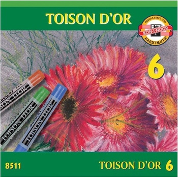 Koh-i-noor Křídy 8511 TOISON DOR 6 ks 800216