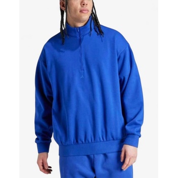 Adidas Basketball Half-Zip Sweatshirt Blue