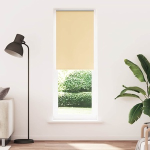 vidaXL Ролкова щора Blackout Бежова 85x230 cm Ширина на плата 80, 7 cm (4010813)