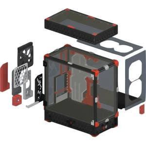 LDO Motors Voron PC Case Kit - Black (6975415155291)