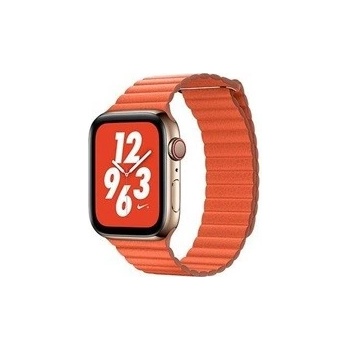 COTEetCI kožený magnetický řemínek Loop Band pro Apple Watch 38 / 40mm oranžový WH5205-OR