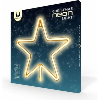Forever Light Neónové LED Vianočné PENTASTAR teplé biele FLNE22