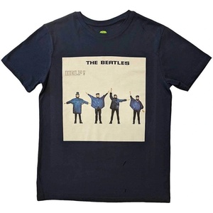 The Beatles HELP! Album Cover Navy Blue L Риза (BEATTEE549MN03)
