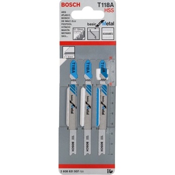 Bosch pilový plátek do kmitací pily T 118 A/bal.3ks