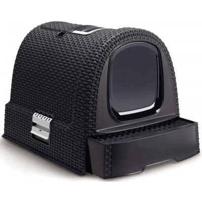 CURVER RATTAN toaleta pro kočky 38,5 x 40 x 51 cm