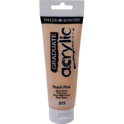 Daler-Rowney Graduate АКРИЛНА боя Peach Pink 120 ml 1 бр (123120573)