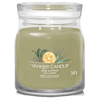 Yankee Candle Sage & Citrus типична свещ средна 368 гр
