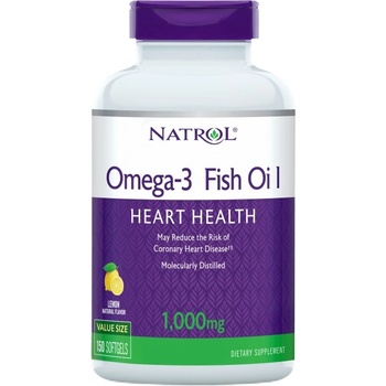 Image 1 of Natrol Omega 3 Fish Oil / Lemon Flavored [150 Гел капсули]