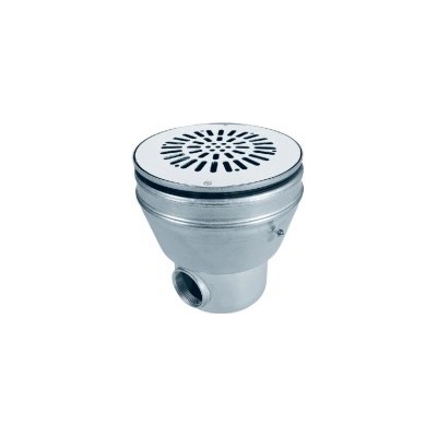 AstralPool nerez dnová vpusť bazénu boční připojení 2" do folie/prefabrikátu