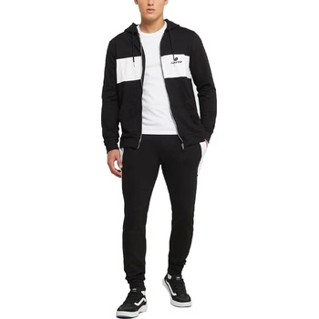 Lotto Hooded Training Track Suit Black/White - M