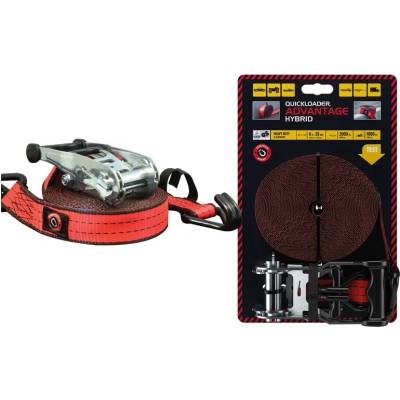 Quickloader Popruh dvoudílný s ráčnou a magnetem Hybrid 2000 kg 6 m x 35 mm