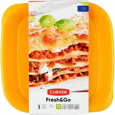 Curver Fresh & Go Súprava dóz na potraviny 0,8 l 3 ks