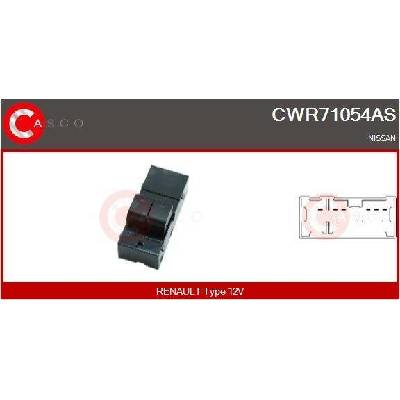 Spínač, zvedací zařízení oken CASCO CWR71054AS