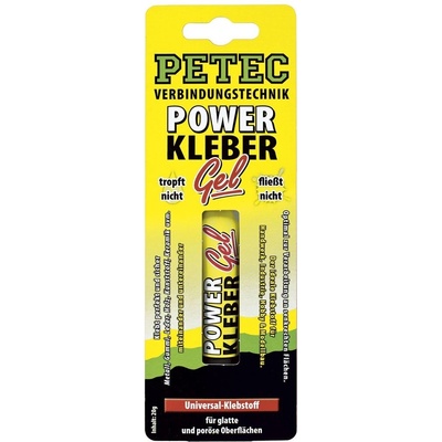PETEC 93720 jednokomponentné gélové lepidlo 20g