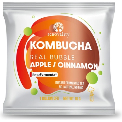 Renovality Kombucha Real Bubble Apple Cinnamon 1 x 10 g