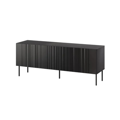 Cama MEBLE RTV шкаф ISLA 150.5x40x60 черен мат (ISLA 400062)