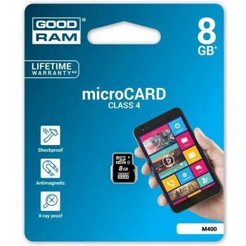 GOODRAM microSDHC 8GB C4 M400-0080R11