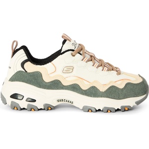 Skechers Маратонки Skechers Kids D . 0 Classic Low-Top Trainers - Off White/Green