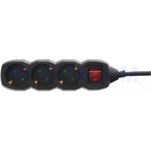 Well 3 Plug 3 m Switch (EXTS-3S3M-SW/02BK-WL)
