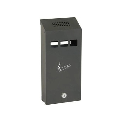 RICHTER CZECH Ocelový závěsný popelník na zeď Richter RA.5010.CM – Zboží Mobilmania