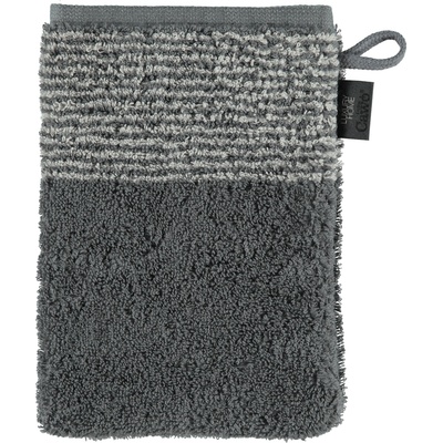 Cawö Ръкавица за къпане Two-Tone 16 x 22 см тъмносива (590 16/22 77)