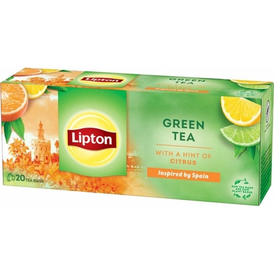 Lipton čaj GREEN Tea CITRUS 20 ks