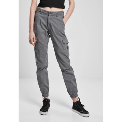 Urban Classics Дамски карго панталони в сиво Urban Classics Ladies High Waist UB-TB3048-02755 - Сив, размер 31