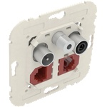 Efapel Мултимедиен контакт r-tv-sat 2х rj45 категория 6 utp (21546)