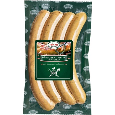 Frierss "Mediterran" kuřecí párečky na grilování 4 ks 250 g