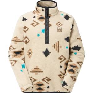 Picture Мъжки поларен пуловер Picture Kimag Printed 1/4 Fleece Fleece jumper - Emeral Print - размер S (005-7344-0111)