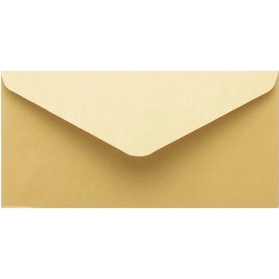 Metalická (perleťová) obálka zlatá DL (110x220mm)