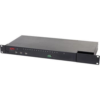 APC KVM1116P KVM 2G, Digital / IP, 1 Remote User, 1 Local User, 16 ports with Virtual Media